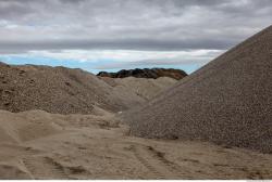 Photo Textures of Background Gravel Mining